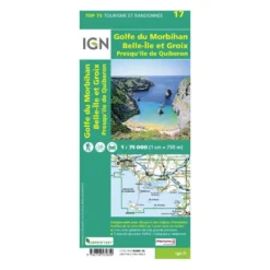 IGNGolfe-Du-Morbihan / Ile-De-Groix / Belle-Ile / Presqu'Île-De-Quiberon - Carte topographique