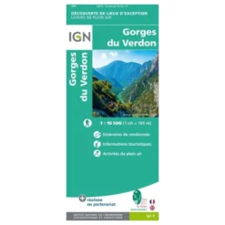 IGNGorges Du Verdon - Carte topographique