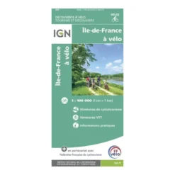 IGNL'Ile De France À Vélo - Carte topographique