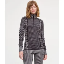 Kari TraaSmekker Half Zip - Sous-vêtement mérinos femme