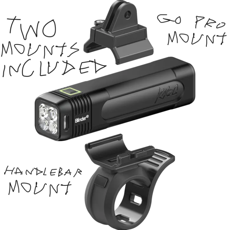 KnogBlinder Pro 1000 & Cobber Reflex Rear - Lampe avant vélo