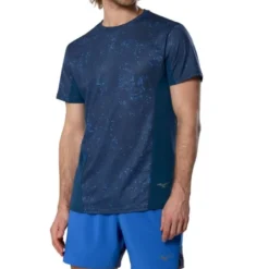 MizunoActive Dryaeroflow Graphic SS Tee - T-shirt homme