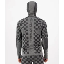 Mons RoyaleAscender Merino Seamless Hooded Long Sleeve - Maillot thermique laine mérinos homme