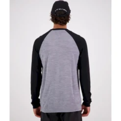 Mons RoyaleIcon Merino Raglan Long Sleeve - T-shirt en laine mérinos homme