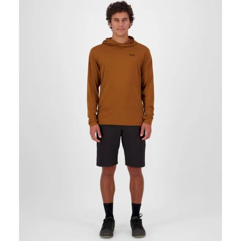 Mons RoyalePivot Merino Long Sleeve Hood - Sweatshirt en laine mérinos homme