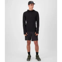 Mons RoyaleTemple Merino Long Sleeve Hood - Polaire en laine mérinos homme