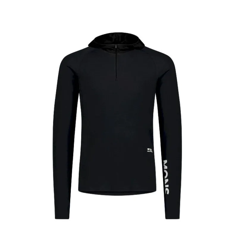 Mons RoyaleTemple Merino Long Sleeve Hood - Polaire en laine mérinos homme