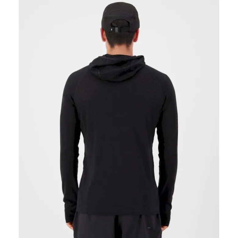 Mons RoyaleTemple Merino Long Sleeve Hood - Polaire en laine mérinos homme