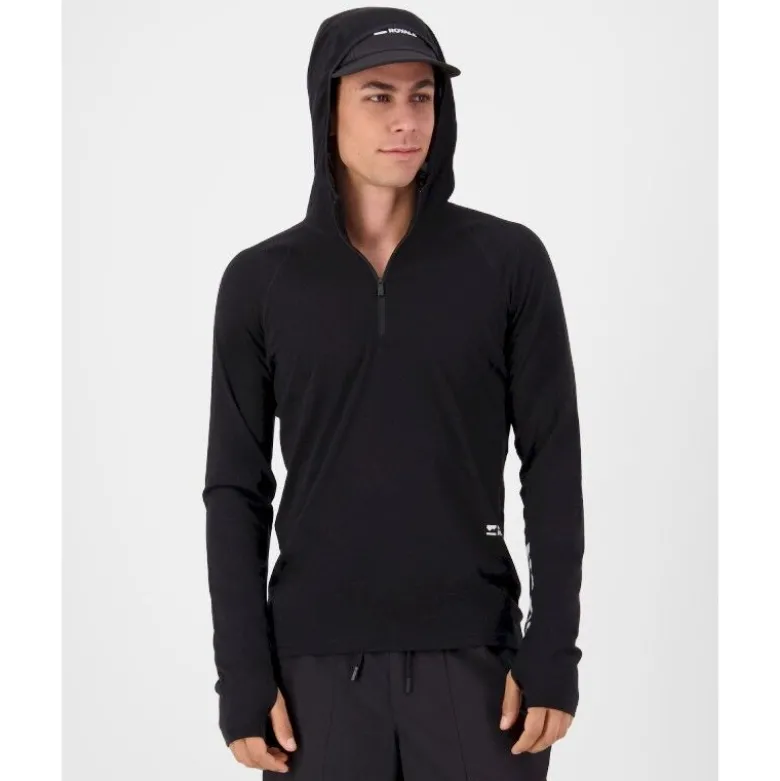 Mons RoyaleTemple Merino Long Sleeve Hood - Polaire en laine mérinos homme