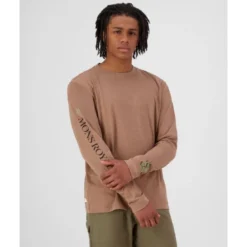 Mons RoyaleYonder Merino Organic Cotton Long Sleeve - T-shirt en laine mérinos homme