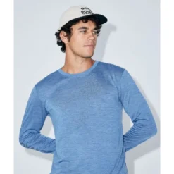 Mons RoyaleZephyr Merino Tencel™ Long Sleeve - T-shirt en laine mérinos homme
