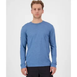Mons RoyaleZephyr Merino Tencel™ Long Sleeve - T-shirt en laine mérinos homme