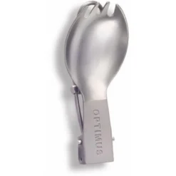 OptimusSpork - Cuillère / Fourchette Pliable en Titane