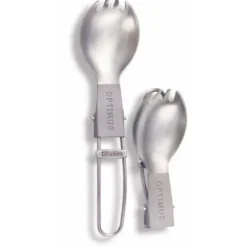 OptimusSpork - Cuillère / Fourchette Pliable en Titane