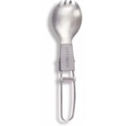 OptimusSpork - Cuillère / Fourchette Pliable en Titane