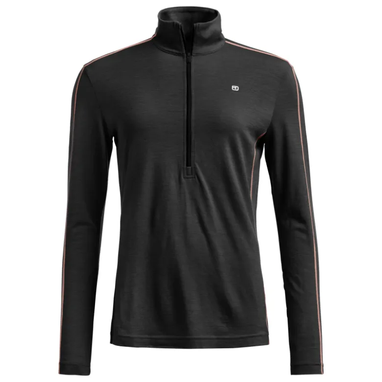 Ortovox185 Rock'N'Wool Zip Neck - Maillot thermique laine mérinos femme