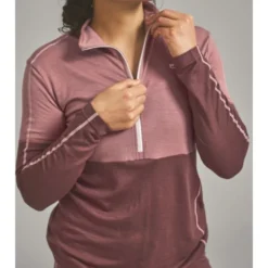 Ortovox185 Rock'N'Wool Zip Neck - Maillot thermique laine mérinos femme