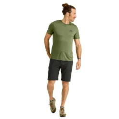 Ortovox120 Cool Tec Mountain Stripe TS - T-shirt en laine mérinos homme