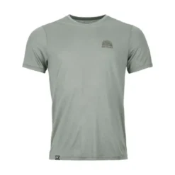 Ortovox120 Cool Tec Mountain Stripe TS - T-shirt en laine mérinos homme