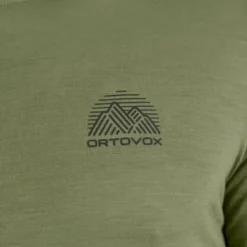 Ortovox120 Cool Tec Mountain Stripe TS - T-shirt en laine mérinos homme