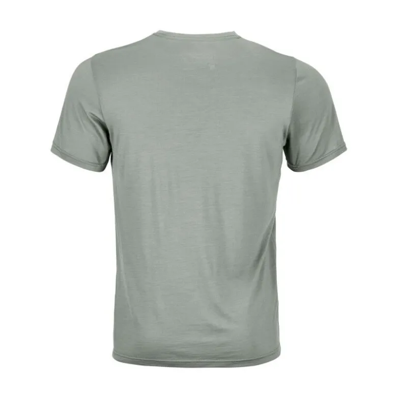 Ortovox120 Cool Tec Mountain Stripe TS - T-shirt en laine mérinos homme