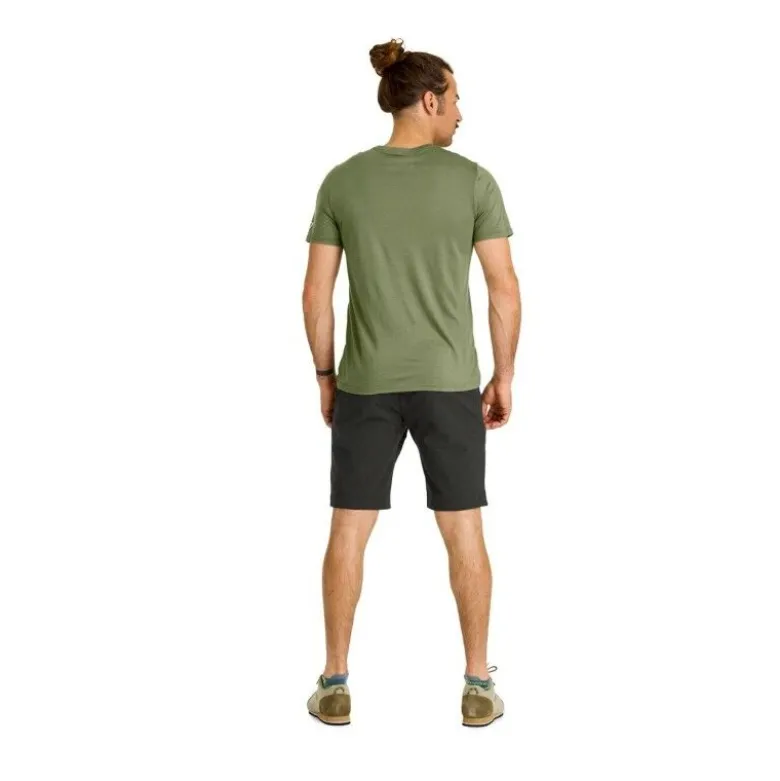 Ortovox120 Cool Tec Mountain Stripe TS - T-shirt en laine mérinos homme