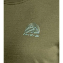 Ortovox120 Cool Tec Mountain Stripe TS - T-shirt en laine mérinos femme
