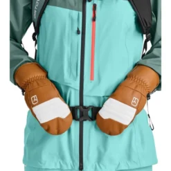 OrtovoxFull Leather Mitten - Moufles femme
