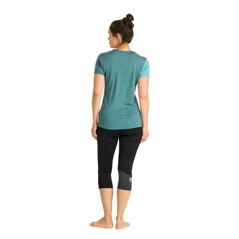 Ortovox185 Rock'N'Wool Short Sleeve - Maillot thermique laine mérinos femme