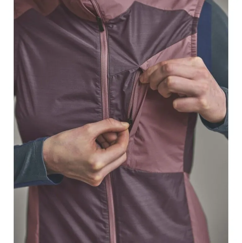 OrtovoxTrace Windbreaker Vest - Veste sans manches femme