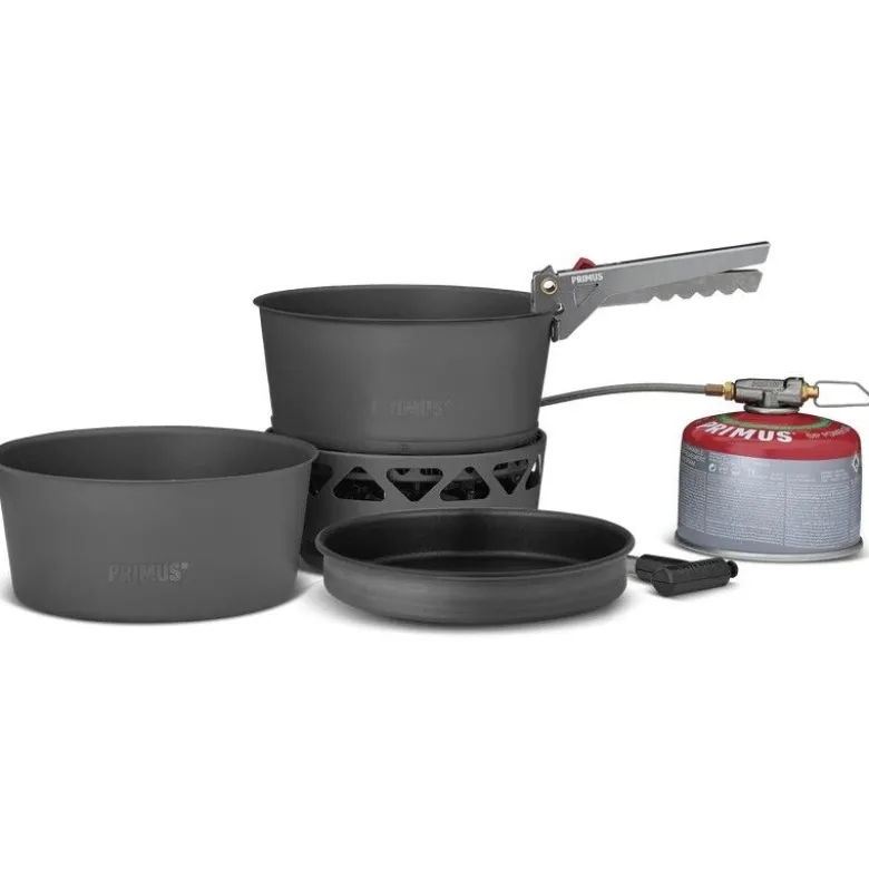 PrimusPrimetech Stove Set 2x1.3L W.Pan - Set de cuisson