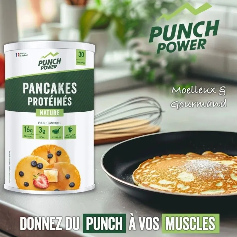Punch PowerPancakes Proteines - Poudre 400 g - Petit-déjeuner