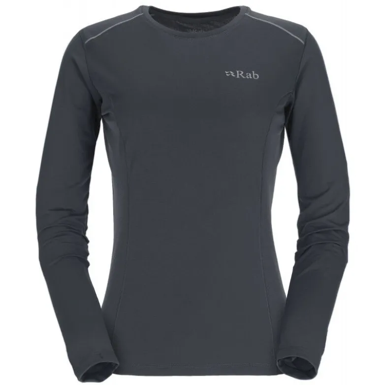 RabWomen's Force LS - Maillot thermique femme