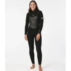 Rip CurlWomen Flashbomb 3/2 mm Chest Zip Wetsuit - Combinaison de surf femme