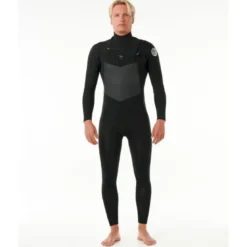 Rip CurlDawn Patrol 4/3 mm Chest Zip Wetsuit - Combinaison de surf homme