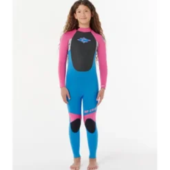 Rip CurlJunior Omega 4/3 mm Back Zip Wetsuit - Combinaison de surf enfant