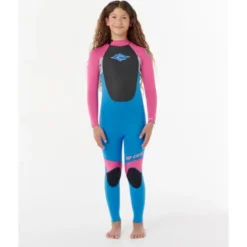Rip CurlJunior Omega 4/3 mm Back Zip Wetsuit - Combinaison de surf enfant