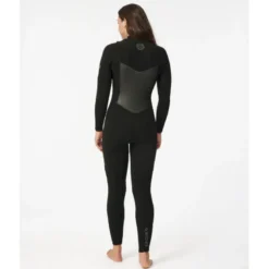 Rip CurlWomen Flashbomb 4/3 mm Chest Zip Wetsuit - Combinaison de surf femme