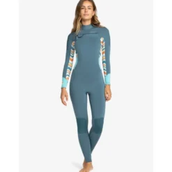 Roxy4/3mm Swell Series Front Zip GBS - Combinaison de surf femme
