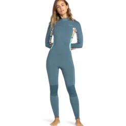 Roxy4/3 mm Swell Series 2022 Back Zip GBS - Combinaison de surf femme