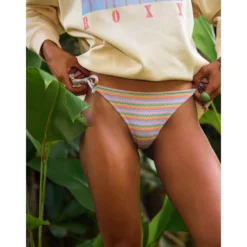 RoxyWavy Stripe Cheeky Tie Side - Bas de bikini femme