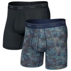 SaxxQuest Maille Quik-Dry Braguette 2-Pack - Boxer homme