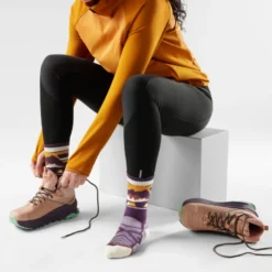 SmartwoolHike Light Cushion Mountain Moon Crew - Chaussettes randonnée femme