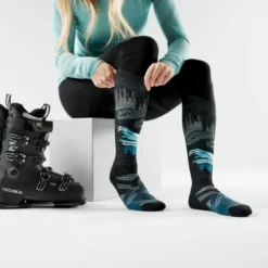 SmartwoolSki Full Cushion Alpine Auroras OTC Socks - Chaussettes ski femme