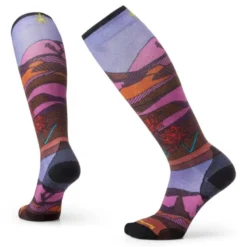 SmartwoolSki Zero Cushion Floral Field Print OTC Socks - Chaussettes ski femme