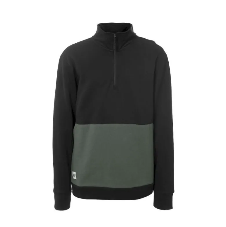 SnapZip Up Sweater - Sweatshirt