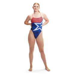 SpeedoWomen's Eco+ Placement Digital Vback - Maillot de bain natation femme