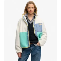 SuperdryColour Block Fleece Jacket - Polaire femme