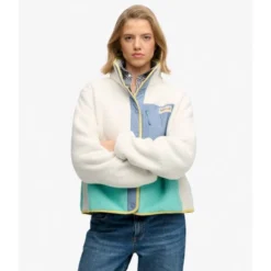 SuperdryColour Block Fleece Jacket - Polaire femme