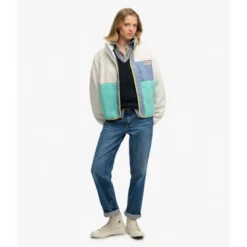 SuperdryColour Block Fleece Jacket - Polaire femme